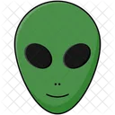 Alien Head Monster Icon