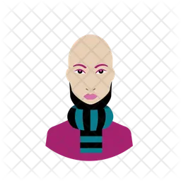 Bald lady  Icon