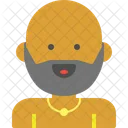 Yoga Amulet Beard Icon
