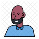 Bald Man Avatar  Icon