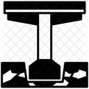 Balkensaule Stutze Struktur Symbol