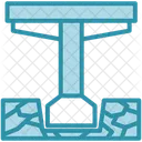 Balkensaule Stutze Struktur Symbol