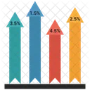 Balken Diagramm Infografik Symbol