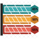 Infografik Balken Analysen Symbol