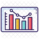 Balkendiagramm Datenanalyse Unternehmensstatistik Symbol