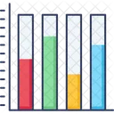 Balkendiagramm Einblick Forschung Symbol