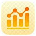 Balkendiagramm Wachstumsdiagramm Benchmark Symbol