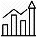 Balkendiagramm Grafik Gewinn Symbol