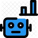 Balkendiagramm-Roboter  Icon