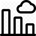 Balkendiagramm Wolke  Symbol