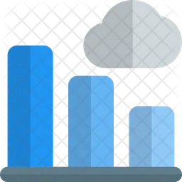 Balkendiagramm Wolke  Symbol