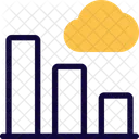 Balkendiagrammwolke Balkendiagramm Balkengraph Symbol