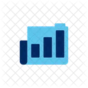 Balkendiagramme und Ordner  Symbol