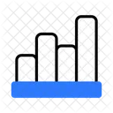Liniendiagramm Statistische Grafik Datenverarbeitung Symbol