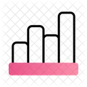 Liniendiagramm Statistische Grafik Datenverarbeitung Symbol