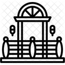 Balkon Fenster Pflanze Symbol