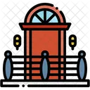 Balkon Fenster Pflanze Symbol