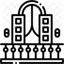 Balkon Fenster Pflanze Symbol