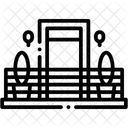 Balkon Fenster Pflanze Symbol