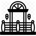 Balkon Fenster Pflanze Symbol