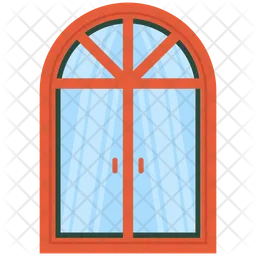 Balkonfenster  Symbol