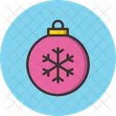 Ball Decoration Christmas Icon