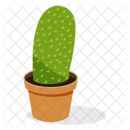 Ball Cactus Plant  Icon