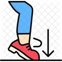 Ball Dig Shoe Tap Tap Dance Move Icon