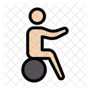Ball Exercise Physical Exercise Physical Activity Icon