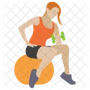 Ball Exercise  Icon