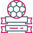 Ball Football Red Tape Icon