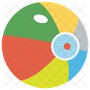 Ball Beach Striped Icon