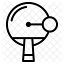 Ball with racket  Icon