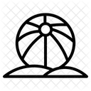 Ball with sand  Icon