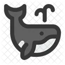 Ballena Pez Oceano Icono