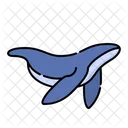 Ballena Mar Oceano Icono