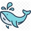 Ballena Ballena Azul Gigante Icono