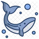 Ballena Pez De Mar Pez Icono
