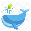 Ballena Pez Ecologia Icono