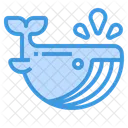 Ballena Oceano Acuatico Icono