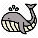 Ballena Mar Mascota Icono