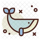 Ballena Pez Tiburon Icono