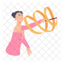 Ballerina Ribbon  Icon