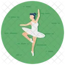 Ballet Dancing Studio Ballerina Icon