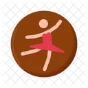 Ballet Bailarina Bailando Icono