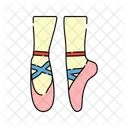 Ballet Shoes Ballet Footwear Icon