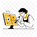 Ballistics Expert Forensic Specialist Icon