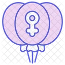 Ballon Feier Gemeinschaft Symbol