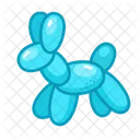 Ballonhund Party Spass Symbol