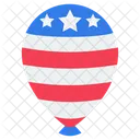 Ballon zum Unabhängigkeitstag  Symbol